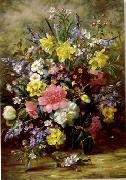 unknow artist Floral, beautiful classical still life of flowers.105 USA oil painting artist